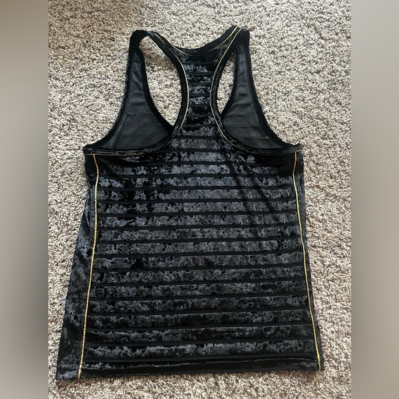 Andrew Christian Black Fuzzy (Velour) Tank Top (Small) - Picture 4 of 4